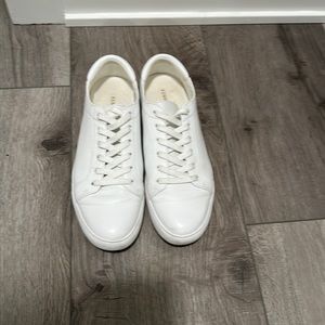 Kenneth Cole New York White Leather Sneakers 8.5